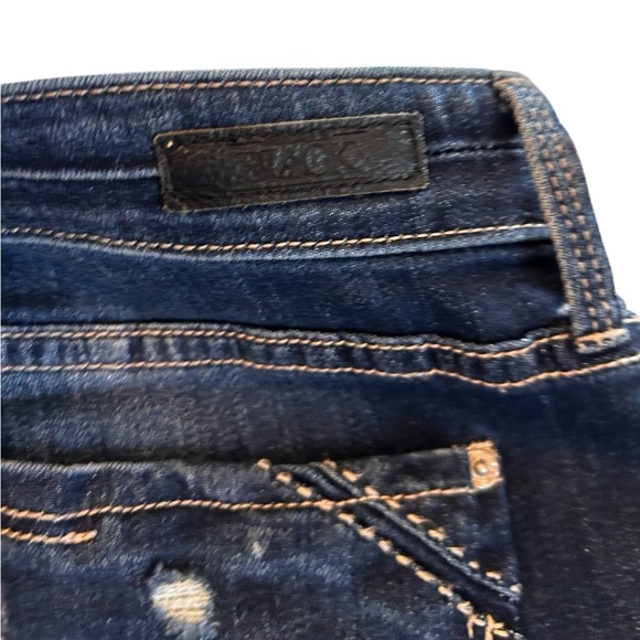 Buckle Black BBW1138 Womens Girlfriend 34 High Rise Stretch Jean Actual 38x27.5” - Picture 6 of 9